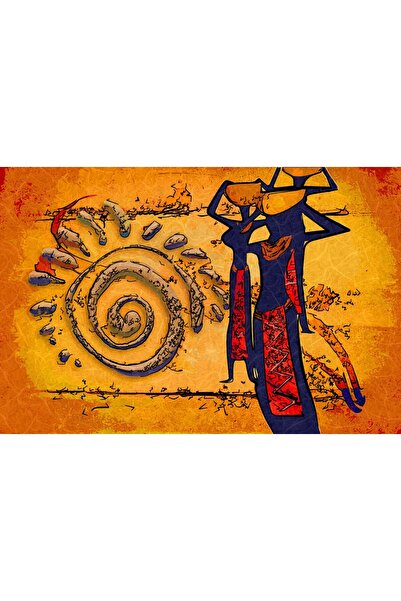 media Tablou canvas Africa retro vintage arta77, 105 x 70 cm