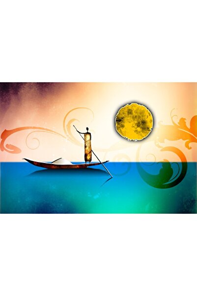 media Tablou canvas Africa retro vintage arta1, 105 x 70 cm