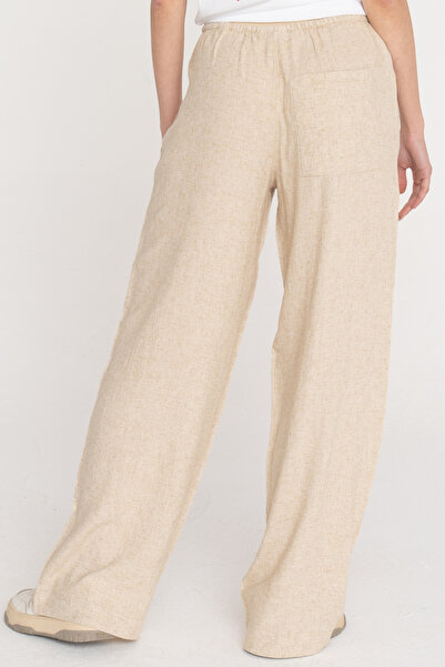 Jack & Jones Women's Linen Mixed Trousers - Breeze