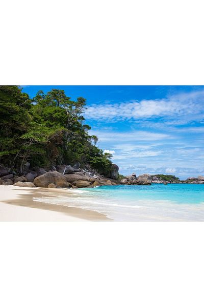 media Canvas painting Beach with rocks, 105 x 70 cm