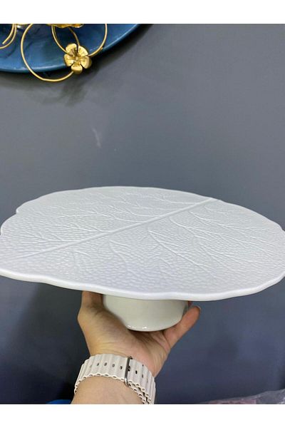 elif aksesuar Leaf Model Cake Presentation Stand