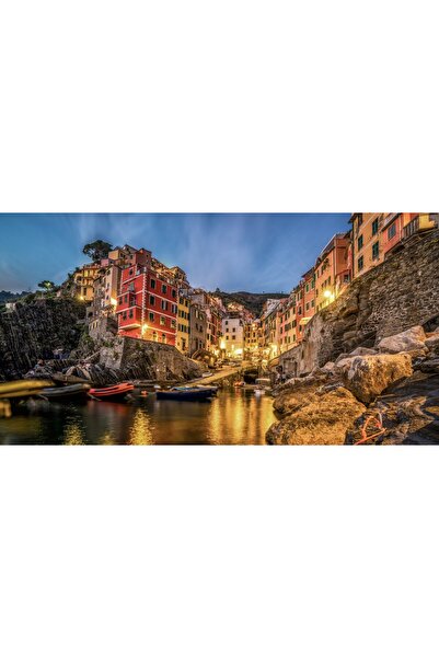 media Tablou canvas City80 Riomaggiore Cinque Terre, 60 x 40 cm