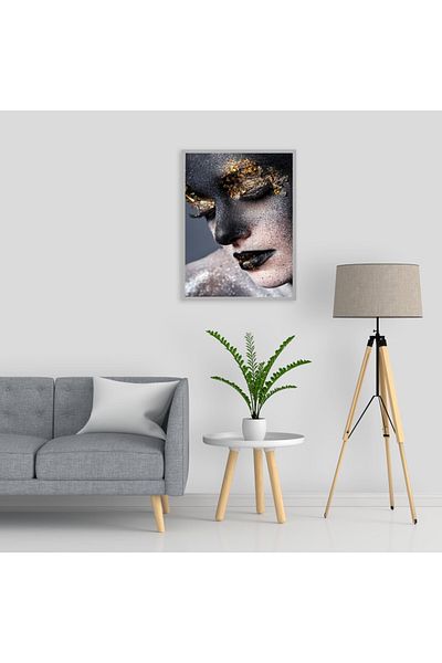 media Canvas painting Portrait26, 50 x 75 cm