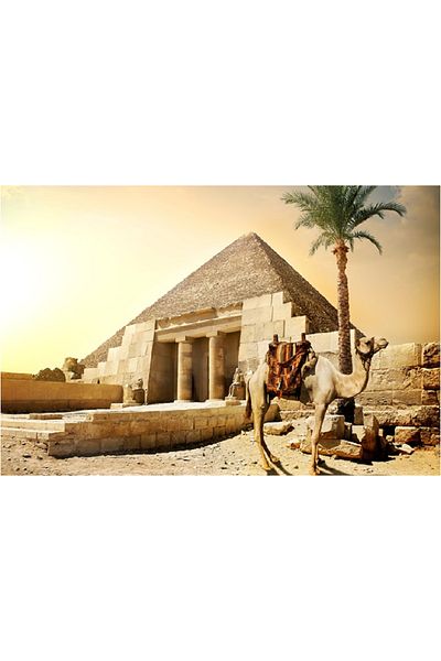 media Canvas painting Pyramids 2, 105 x 70 cm