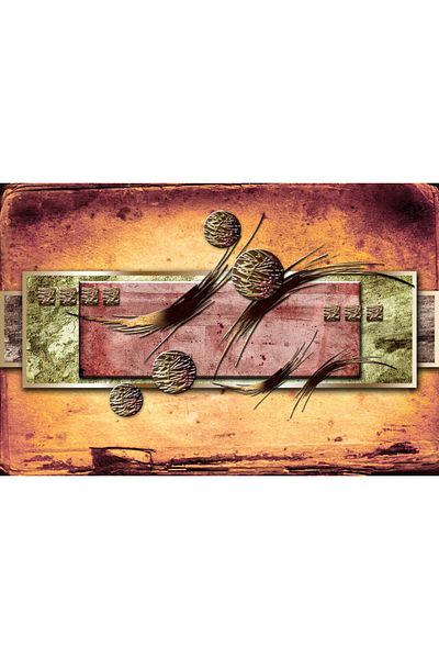 media Tablou canvas Abstract creativ disctractiv arta7, 45 x 30 cm