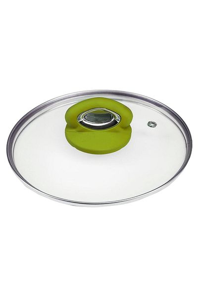 Hausberg Keramický hrnec s poklicí Hausberg HB-H714GA, silikonové rukojeti, 4 l, 24x10,2 cm, žlutý