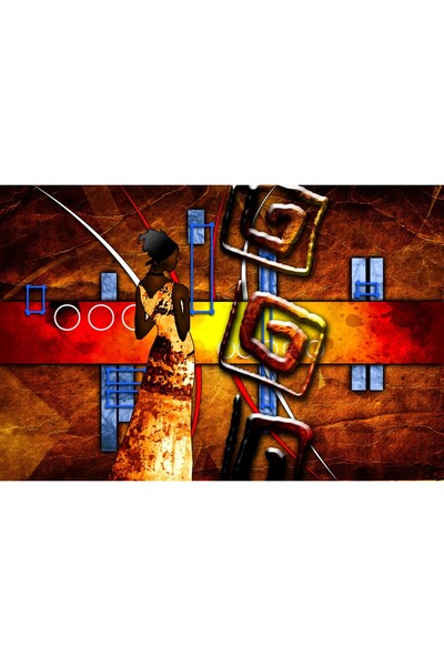 media Tablou canvas Africa retro vintage arta67, 75 x 50 cm