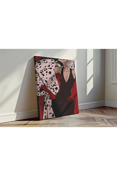 Kanvaspera Cruella de Vil (101 Dalmaçyalı) - Kanvas Tablo