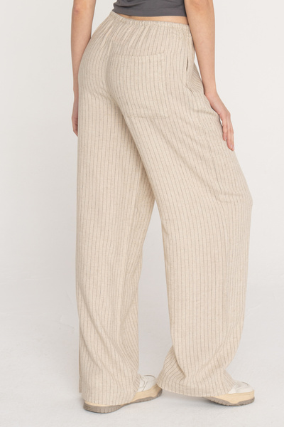 Jack & Jones Women's Linen Mixed Trousers - Breeze