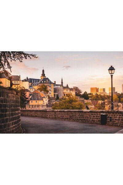 media Tablou canvas City53 Luxembourg, 75 x 50 cm