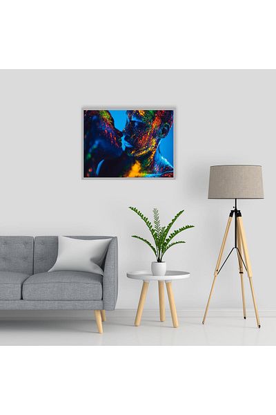 media Canvas painting Portrait6, 45 x 30 cm
