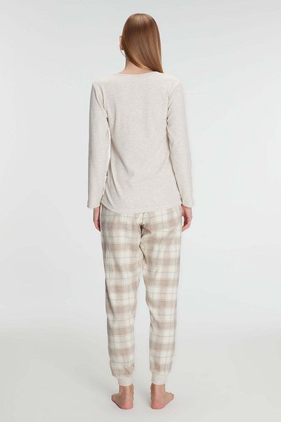 Motto10 butik Cotton Long Sleeve Pajama Set