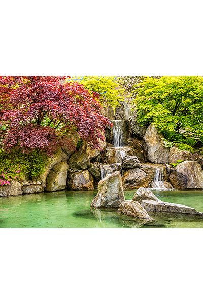 media Canvas painting Rocks in the waterfall, 105 x 70 cm