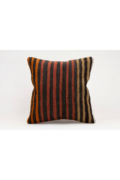 Kilim Whole Sale غطاء وسادة عتيق مصنوع يدويًا من الكليم والصوف مقاس 40x40 سم