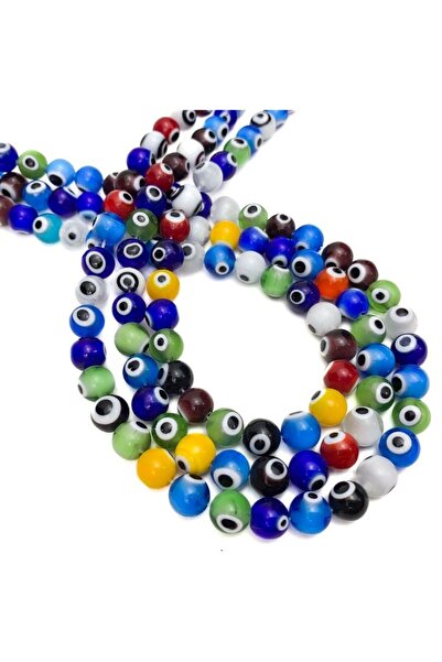 ella'nın çarşısı Șir de mărgele rotunde din sticlă de 6 mm, în culori mixte, ...