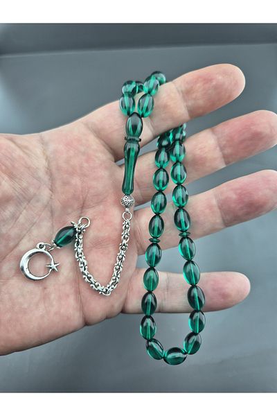 SAİD UYAR Squeeze Fire Amber Kuka Catalin Tasbih Giftware