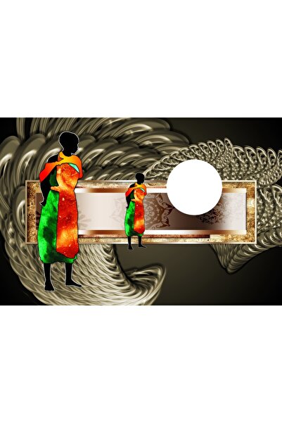 media Tablou canvas Africa retro vintage arta5, 75 x 50 cm