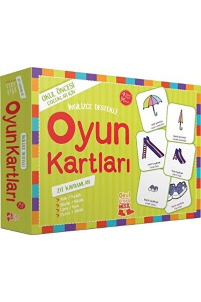 Nesil Yayınları Oyun Kartları - Zıt Kavramlar _son Baskı