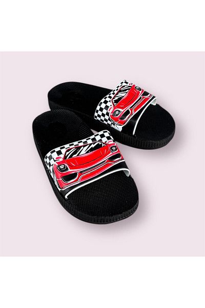 GEZER Boy's Light Sole Beach Pool Daily Slippers