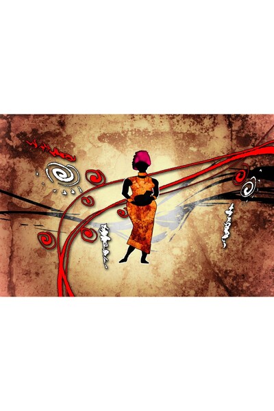 media Tablou canvas Africa retro vintage arta34, 75 x 50 cm