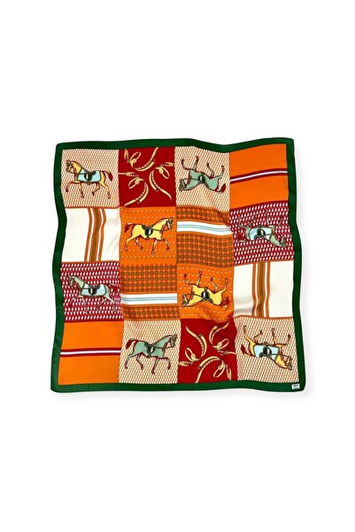 LWP Shop Eșarfă Herme UK Horse Orange 70cm