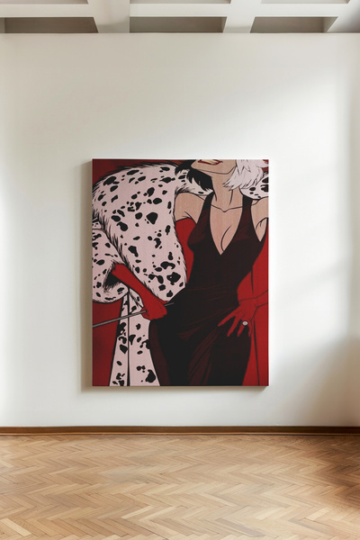 Kanvaspera Cruella de Vil (101 Dalmaçyalı) - Kanvas Tablo