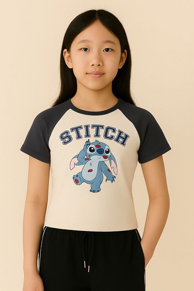 Ramior Tricou de vară cu design Disney Stitch