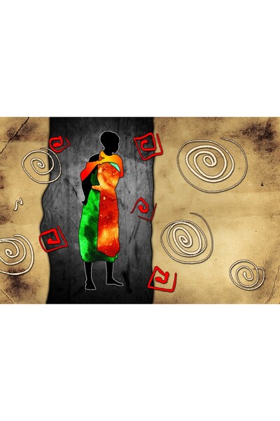 media Tablou canvas Africa retro vintage arta41, 75 x 50 cm