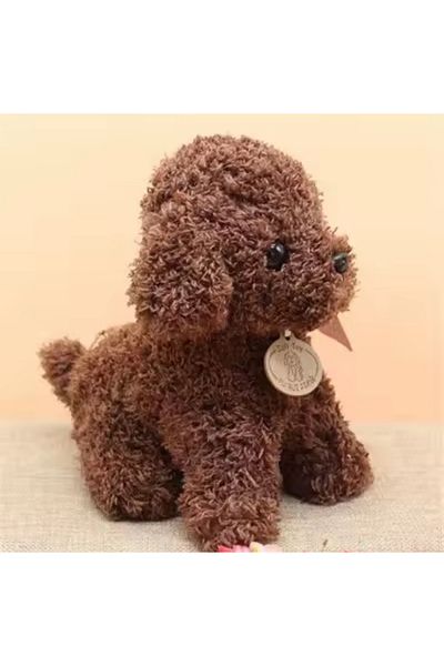Charmer princesses Cute Dog Poodle Toy Poodle Plush Toy 25 cm 200 Gram Puppy Realistic Plush Dog