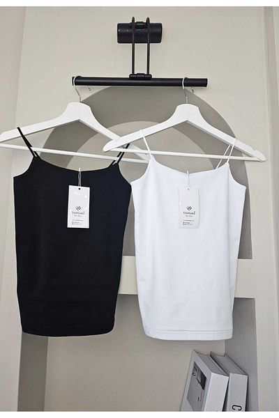 Telablanka 2-Piece Rope Tank Top_Black-White