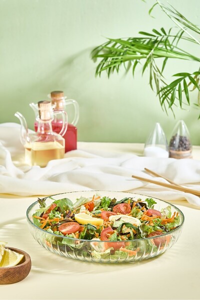 Lora Bianca Icon Salad Bowl - Glass 24 cm
