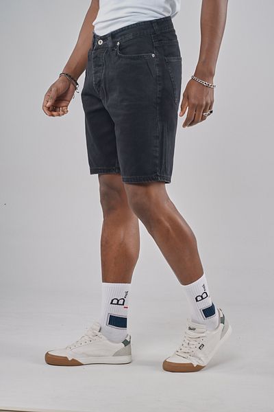 Butik TREND WE Ανδρικό τζιν σορτς Capri με χαλαρή εφαρμογή κανονική εφαρμογή