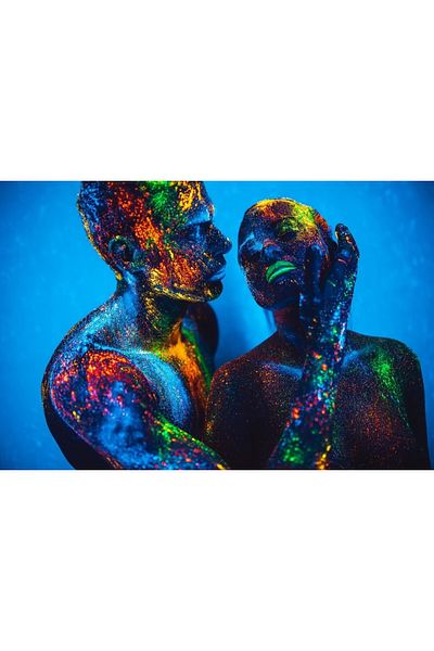 media Canvas painting Portrait11, 90 x 60 cm