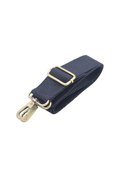 Anatolia 4cm Width Navy Blue Cotton Adjustable Bag Shoulder Strap 4cm X120 cm ,Cotton Bag Strap