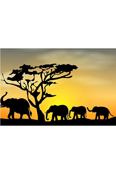 media Tablou canvas Elefanti 1, 60 x 40 cm