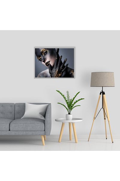 media Canvas painting Portrait27, 90 x 60 cm