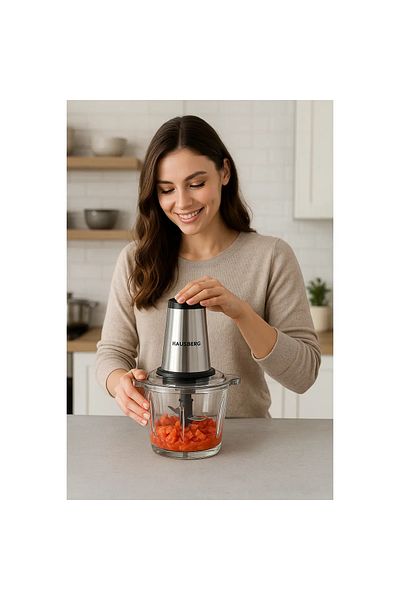 Hausberg Tocator HB-4505, 400 W, 2l, toaca, taie, macina, amesteca