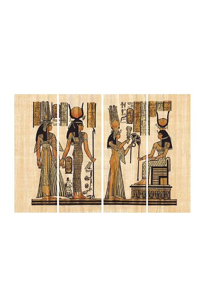 media Multicanvas painting 4 pieces Egypt 4, 120 x 85 cm