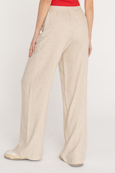 Jack & Jones Women's Linen Trousers - Poppy