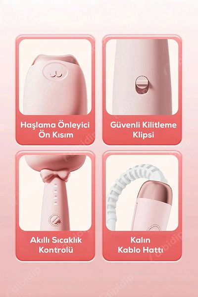 CMT 🐱 Ceramic Hair Styling with Cat Figure