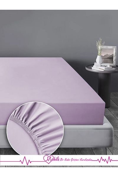 Mahila Luxury Cotton Fitted Sheet, Premium Fitted Sheet, Pillowcase Gift