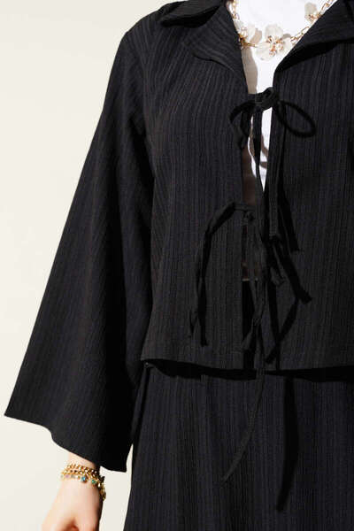 VOLT CLOTHİNG Γυναικείο Σετ με γιακά με φούστα με υφή