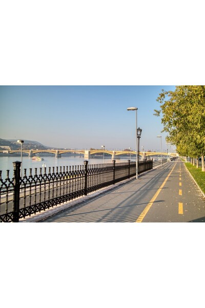 media Tablou canvas Pod Margareta Budapesta, 90 x 60 cm