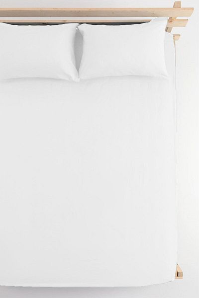 Gön Ev Tekstili White Bed Sheet Plain 180X280 cm 240X280 cm and Pillowcase