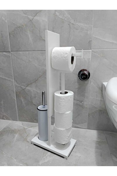 lyla concept Lilyum Mix Fırçalı Tuvalet Kağıtlık Askılı Stand