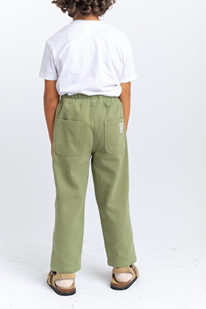 Cigit Gabardin Pantolon 2-7 Yaş Olive
