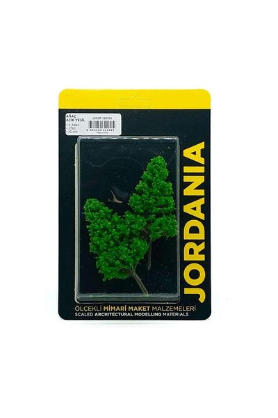 Jordania Je03P-126100 Tree Light Green 1/50 10 cm 2 Pcs
