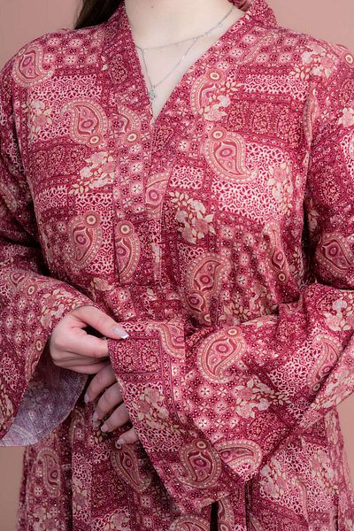 IKKXA Modern Printed Jalabiya
