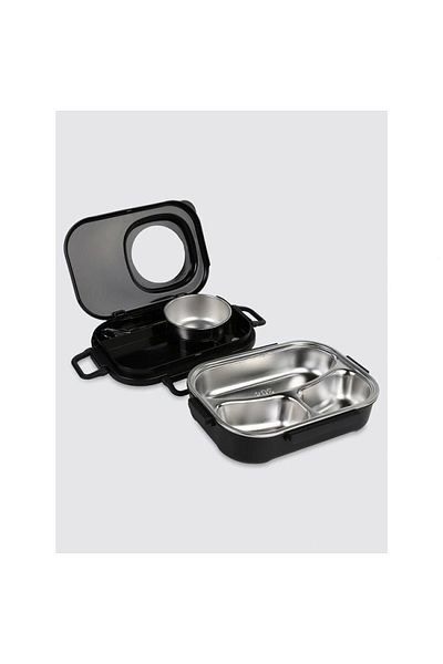 Uzspace Vgn-8021-8031 Stainless Steel Lunch Box - Lunch Box 600 ml Black