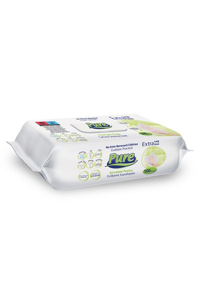 Pure Pure Multi-Surface Wet Wipes – Fast and Efficient Cleaning!